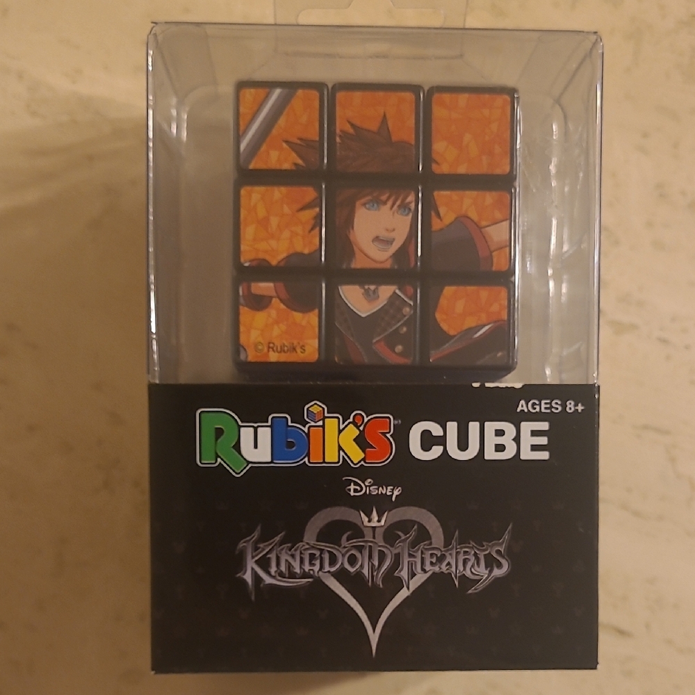 💗 NEW RARE Disney Kingdom Hearts Rubik's Cube